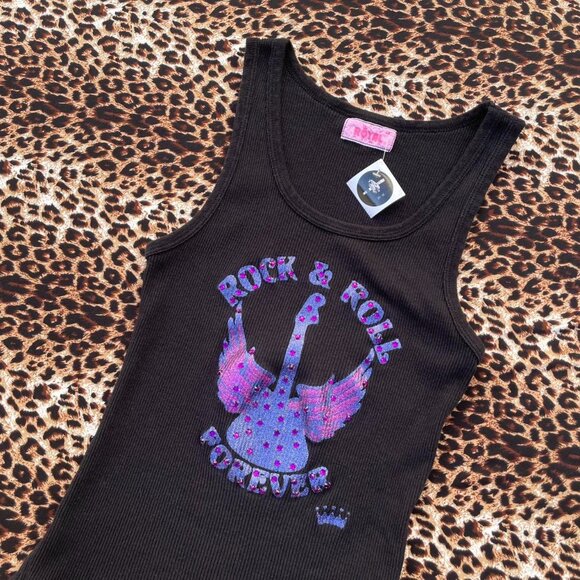 vintage rock n roll tank top - Picture 2 of 8